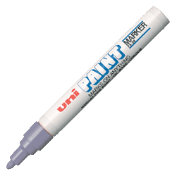 UNI三菱PX-20灰色油漆笔