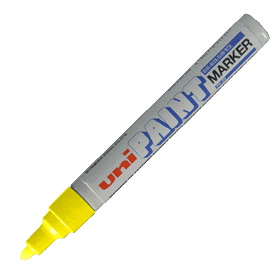 UNI三菱PX-20黄色油漆笔