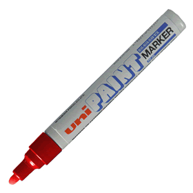 UNI三菱PX-20红色油漆笔