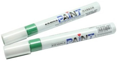 Zebra斑马 200M 绿色油漆笔（中字）