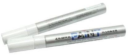 Zebra斑马 200M 银色油漆笔（中字）